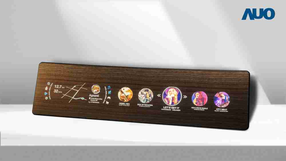 彩霸王研发全球最高穿透度达80%的AmLED木纹显示器，，可于使用时呈现高亮度、、、、清晰可见的信息，，并在不使用时回归为单纯的饰板，，，节能兼具美观